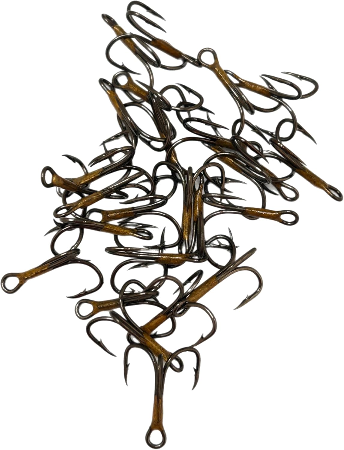 Eagle Claw 374 Treble Hook 2X Strong Bronze Treble Hook Sizes #2, #4, #6 & #8 in Both 50 and 25 Packs One of the All-time Treble Hooks