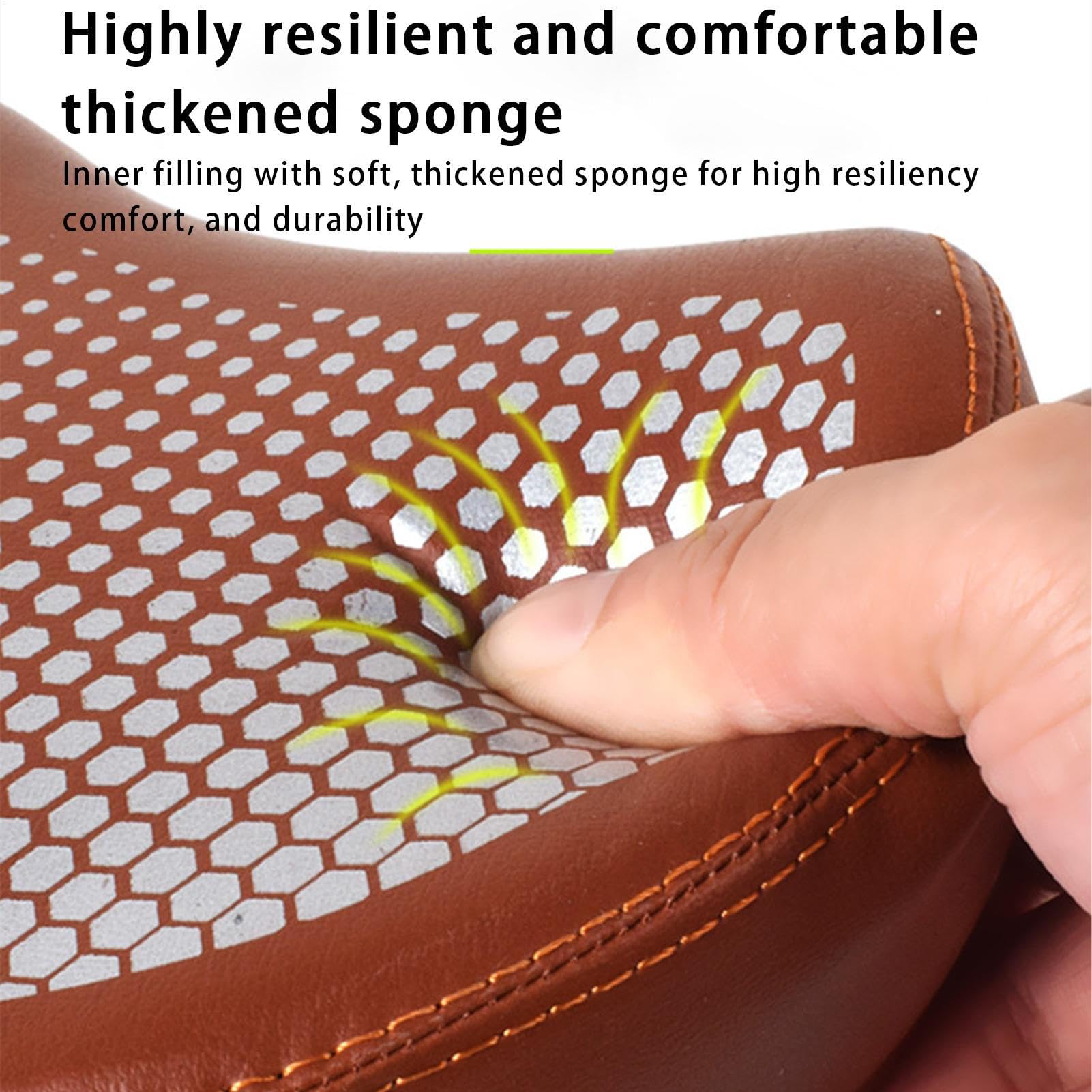 Siège de vélo confortable, imperméable, ergonomique, respirant