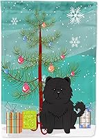 Vista 305 de Caroline's Treasures BB4243GF Bandera de jardín con texto en inglés «Merry Christmas» con texto en inglés «Merry Christmas», bandera decorativa