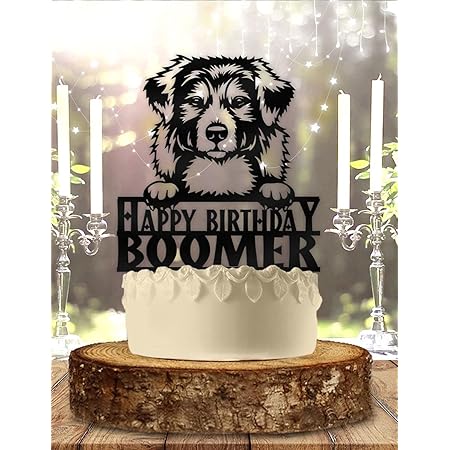 australian shepherd cake