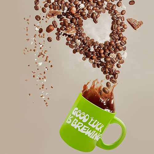 Miniatura 6 de BOTAISHENG Taza de café de rana de cerámica 3D de 20 onzas con diseño de rana interior de animal con asa, bonita taza de cerámica hecha a mano de