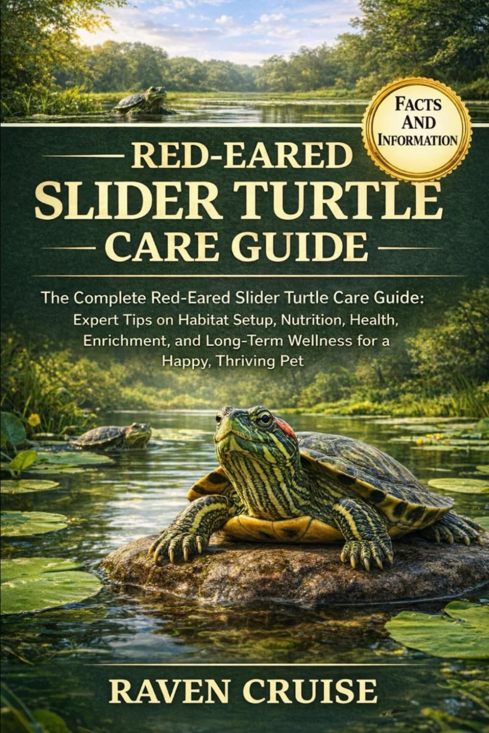 RED-EARED SLIDER TURTLE CARE GUIDE: The Complete Red-Eared Slider Turtle Care Guide: Expert Tips on Habitat Setup, Nutrition, Health, Enrichment, and Long-Term Wellness for a Happy, Thriving Pet.
