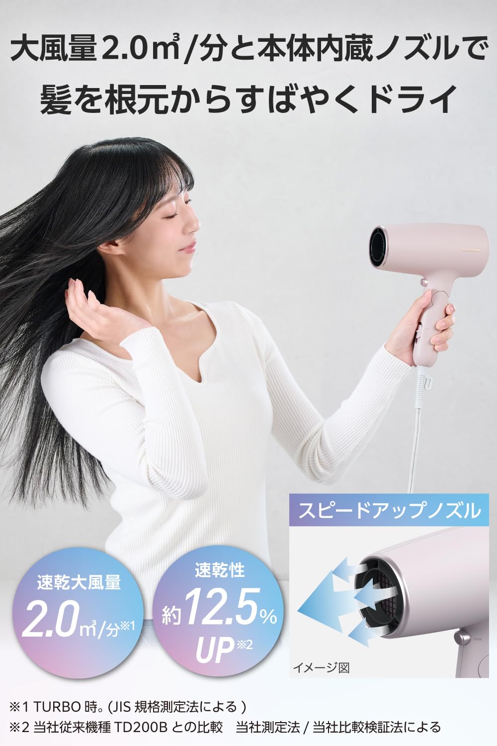 Amazon | テスコム (TESCOM) ドライヤー ピンク TD561A-P | テスコム