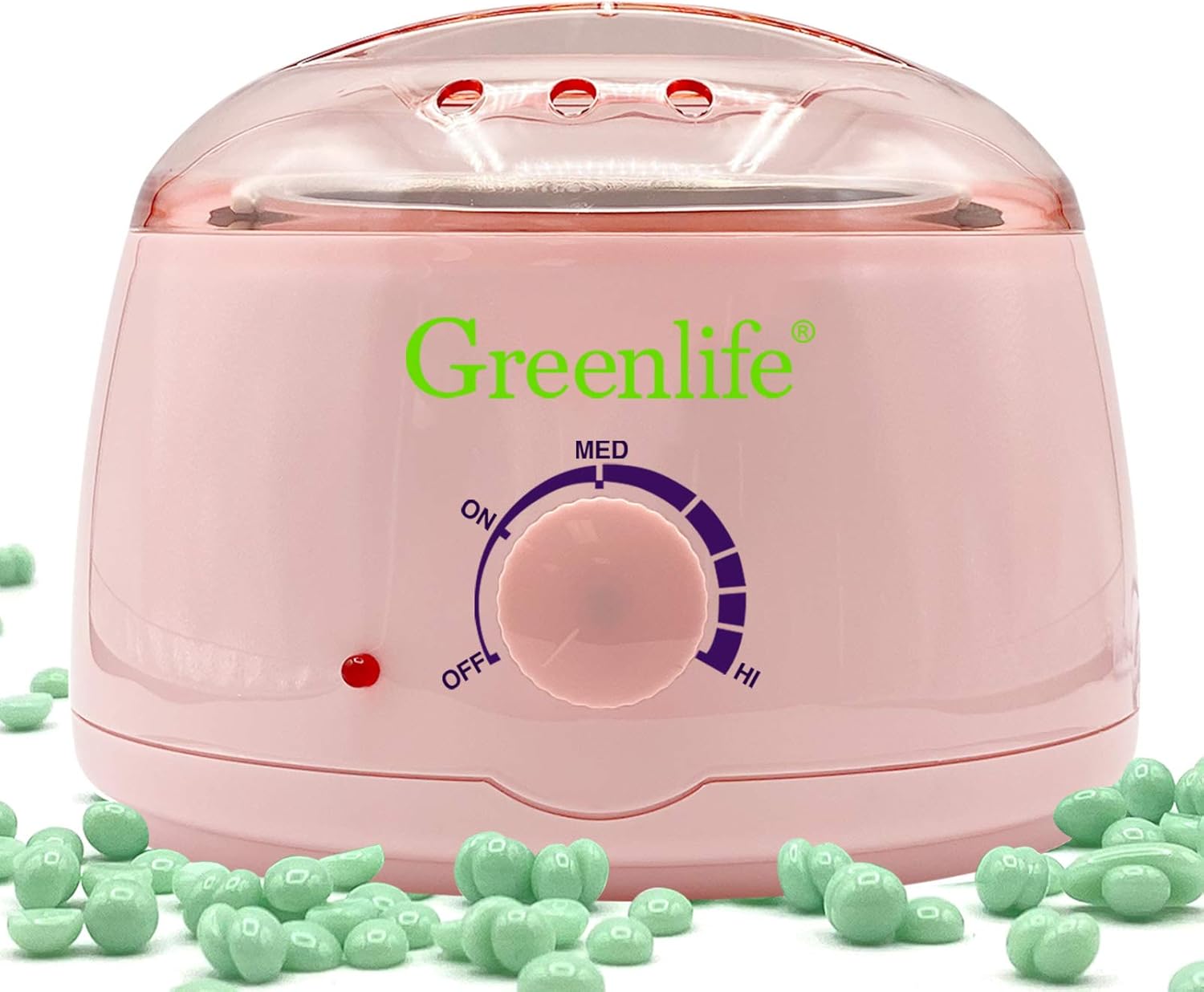 GreenLife Wax Warmer set Wax Pot Machine Only Hair Removal kit