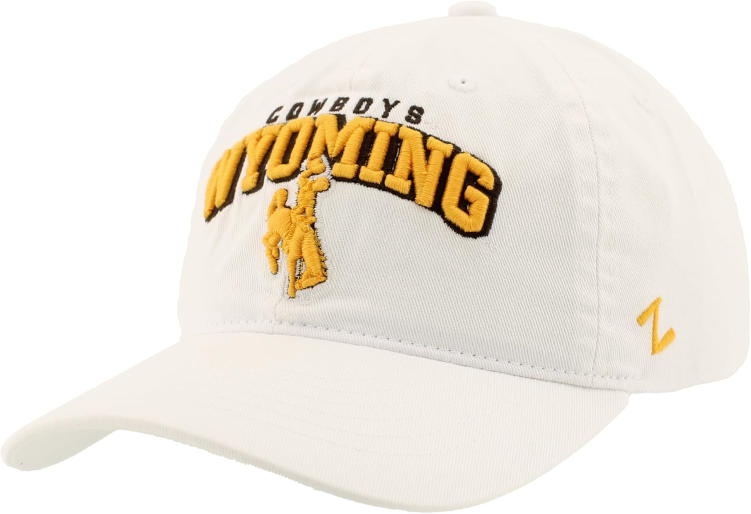 ZHATS NCAA Unisex-Adult NCAA Officially Licensed Hat Scholarship Classic White