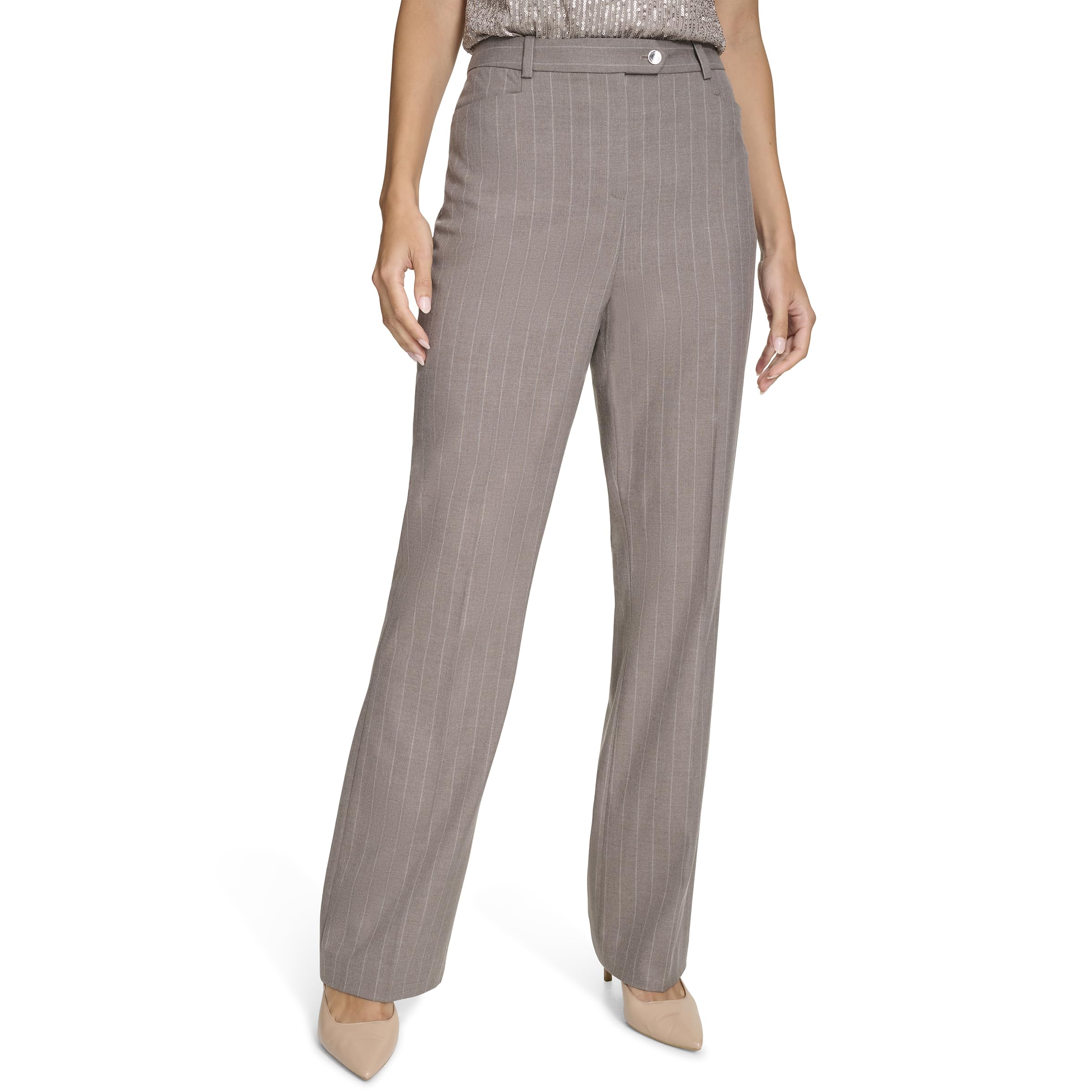 Calvin Klein Womens Open Front Suit Blazer