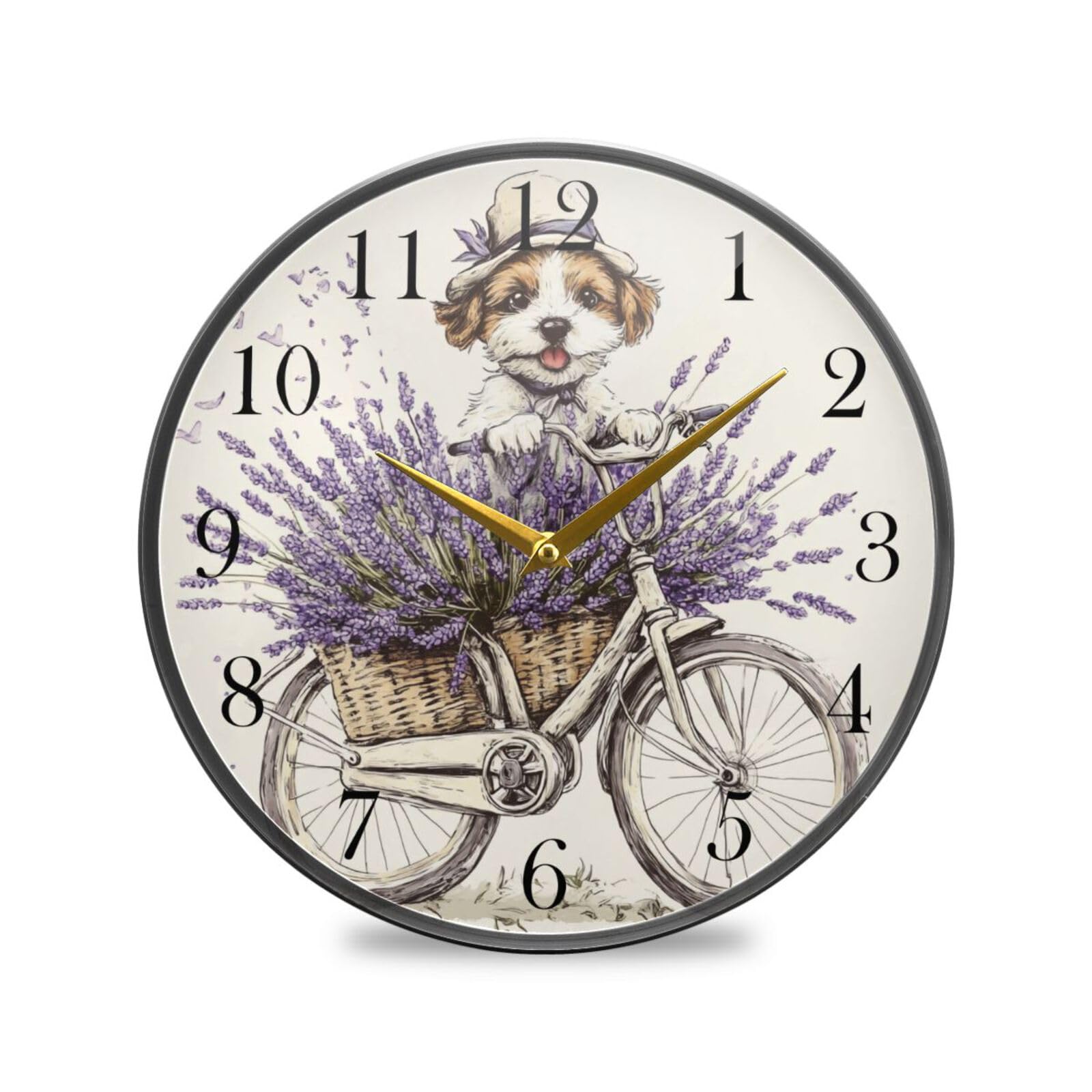 Horloge murale silencieuse pour cuisine et décoration de maison