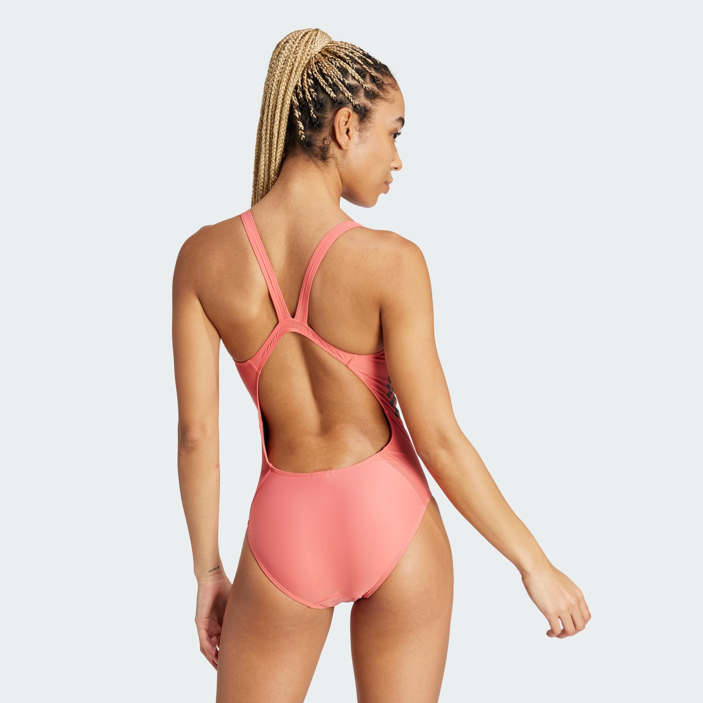 adidas Mid 3-Stripes Swimsuit Bañador Mujer