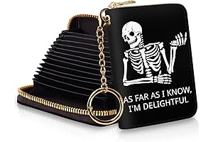 Funny Leather Print Accordion Fun Wallets