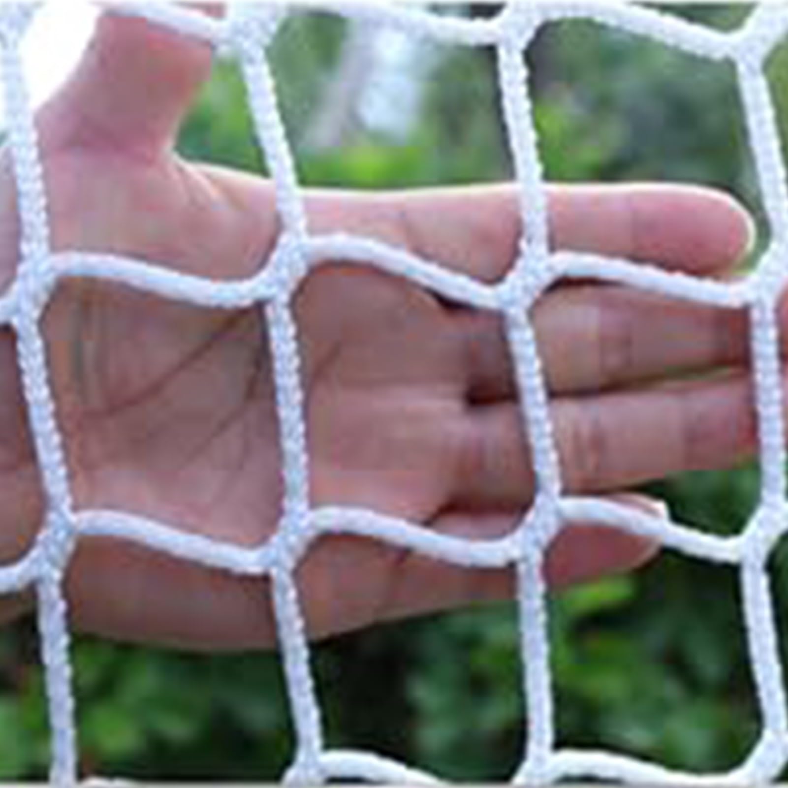Rete di sicurezza senza nodi per balcone e giardino, recinzione protettiva per piante rampicanti e animali domestici, 2 x 9 m, soluzione a rete bianca