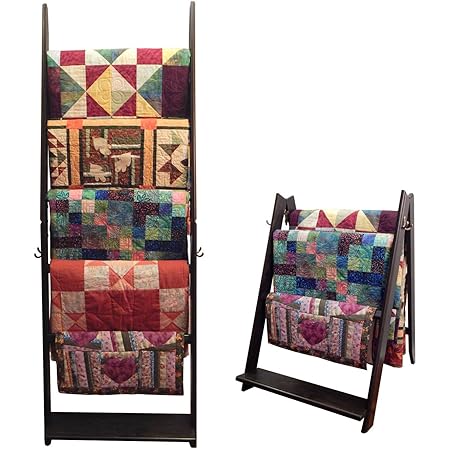 Amazon.com: The LadderRack It's 2 Quilt Racks in 1! (7 Rung/24