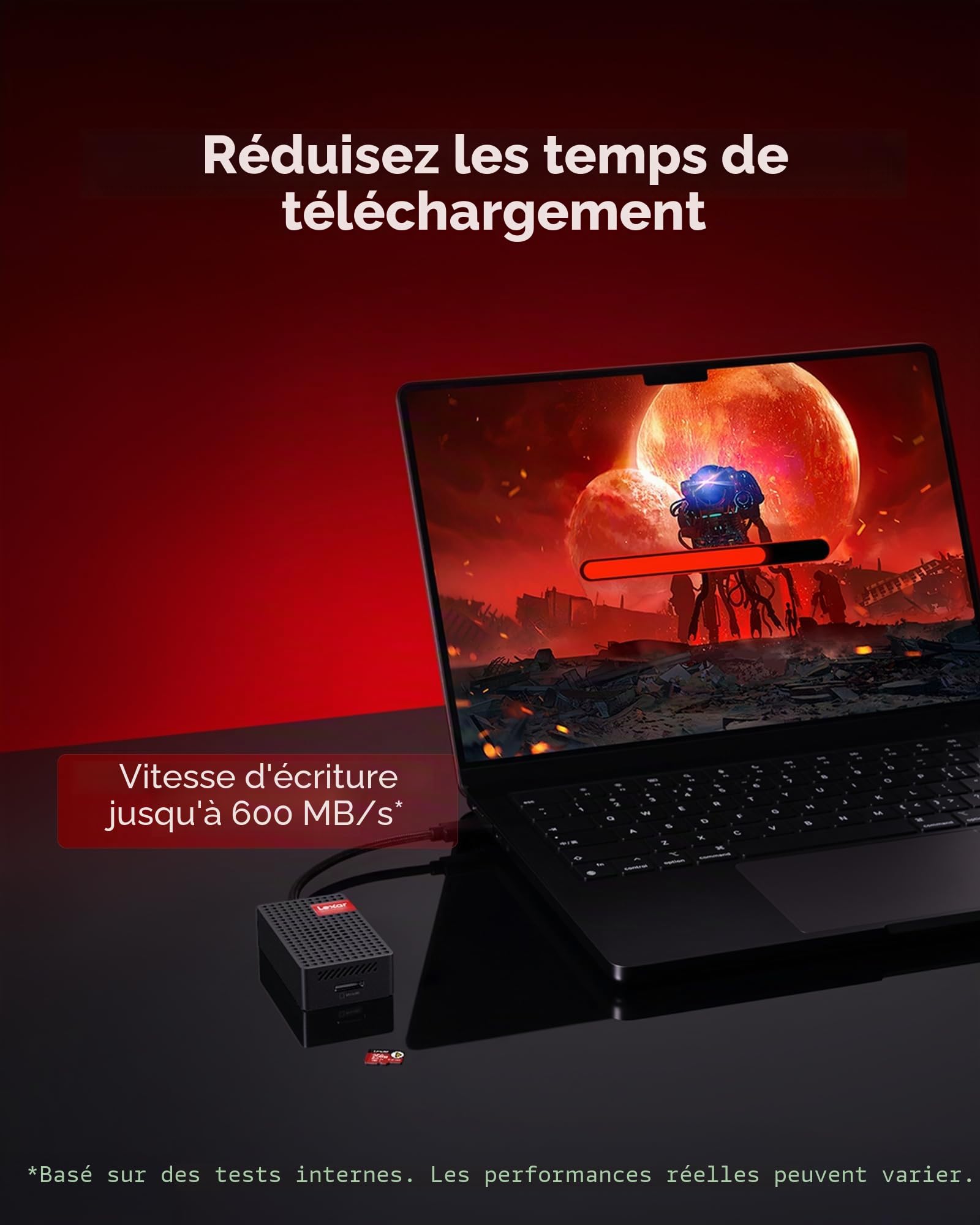 Lexar Play Pro Microsdxc 512 Gb UhS-I Classe 3 (lexar Play Pro Micro Sd Card 512gb) | Provenance France. Emballage securisé. Livré avec Facture dont TVA.