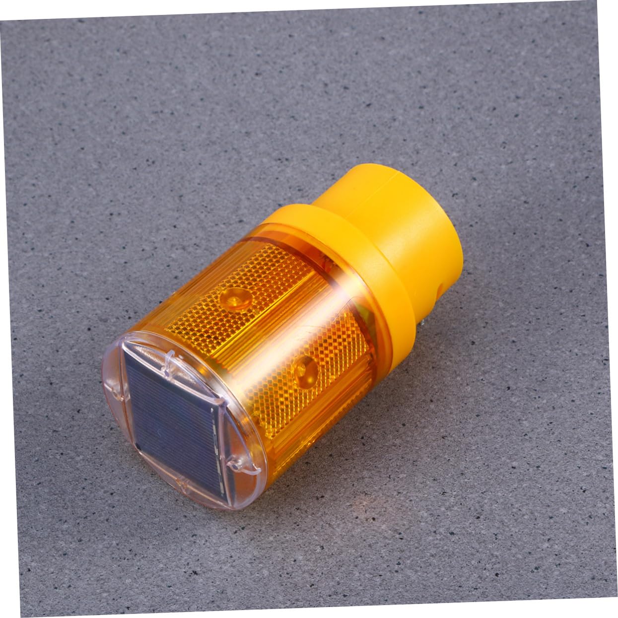Baliza de Emergencia Solar LED Intermitente 2 Piezas Naranja Plástico