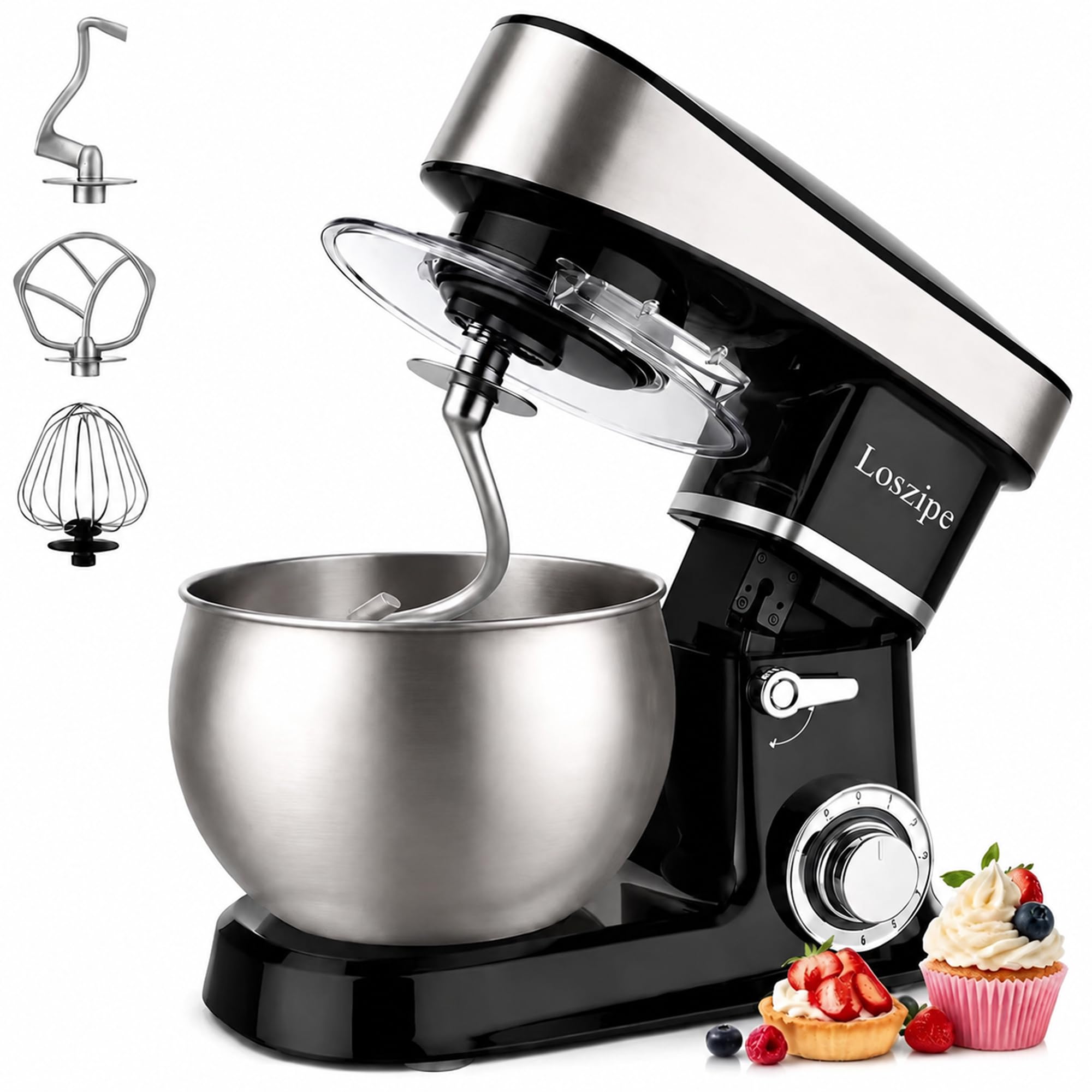 Household Stand Mixer, 7QT Kitchen Electric Mixer for Home Baking