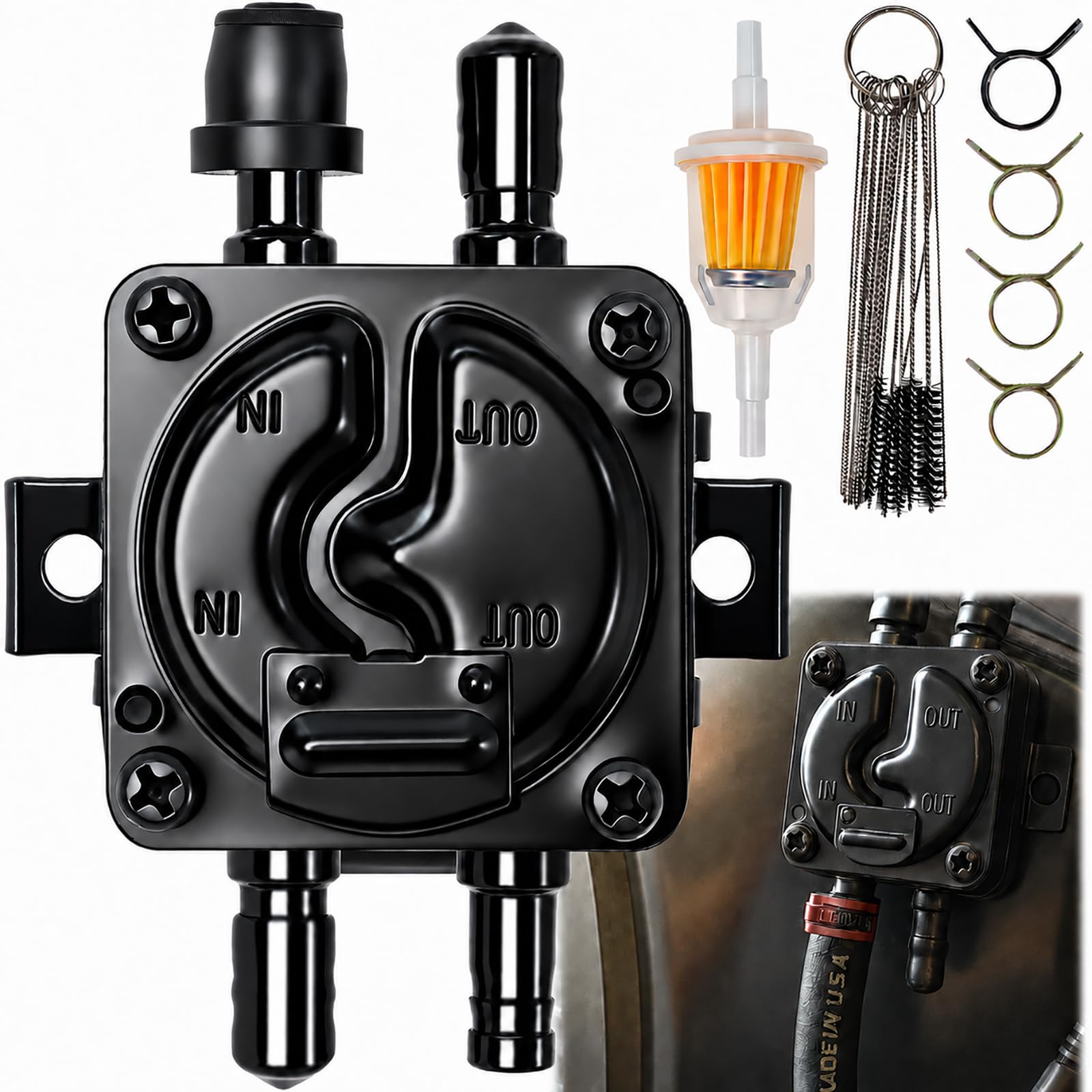 わん Amazon.com: 149-2187-01 Vacuum Fuel Pump Compatible with Commins