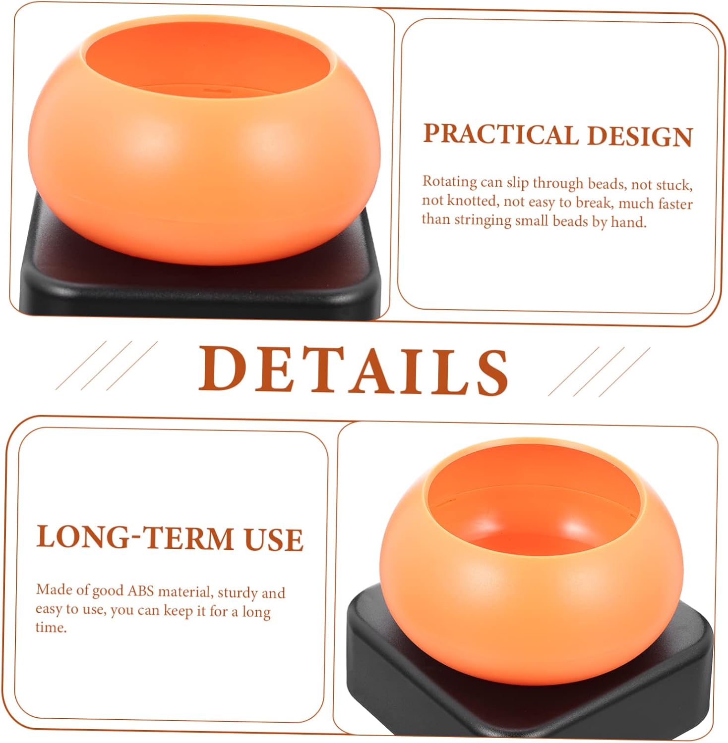 DOITOOL Electric Bead Spinner for Jewelry Making Adjustable Bead Threading Tool with USB Cable for Crafting