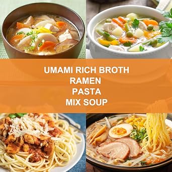 JAYUSS Ramen Seasoning Less Sodium Chicken Instant Ramen Seasoning Powder 10.58 Oz Gluten Free, Non-Gmo, No MSG Premium Instant Noodle Soup Powder 300G