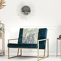 Vista 6 de Breling 2 fundas protectoras para reposacabezas para silla reclinable con estampado de plantas, funda de lino para sofá, funda para la cabeza