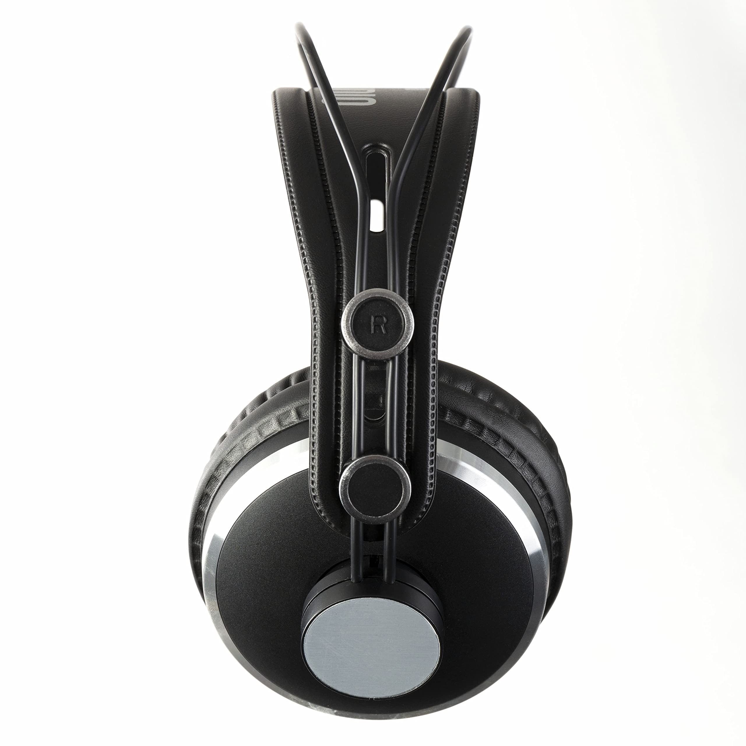 Fame K 600 Studio, Geschlossene Studio Kopfhörer, Schwarz, Dynamischer Sound, Leichtes Gewicht, Abnehmbares Kabel, Inklusive Zubehör