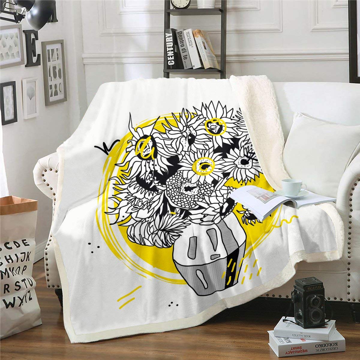 EHEYCIGA Coperta Pile Matrimoniale, Plaid Letto Coperte Pile di