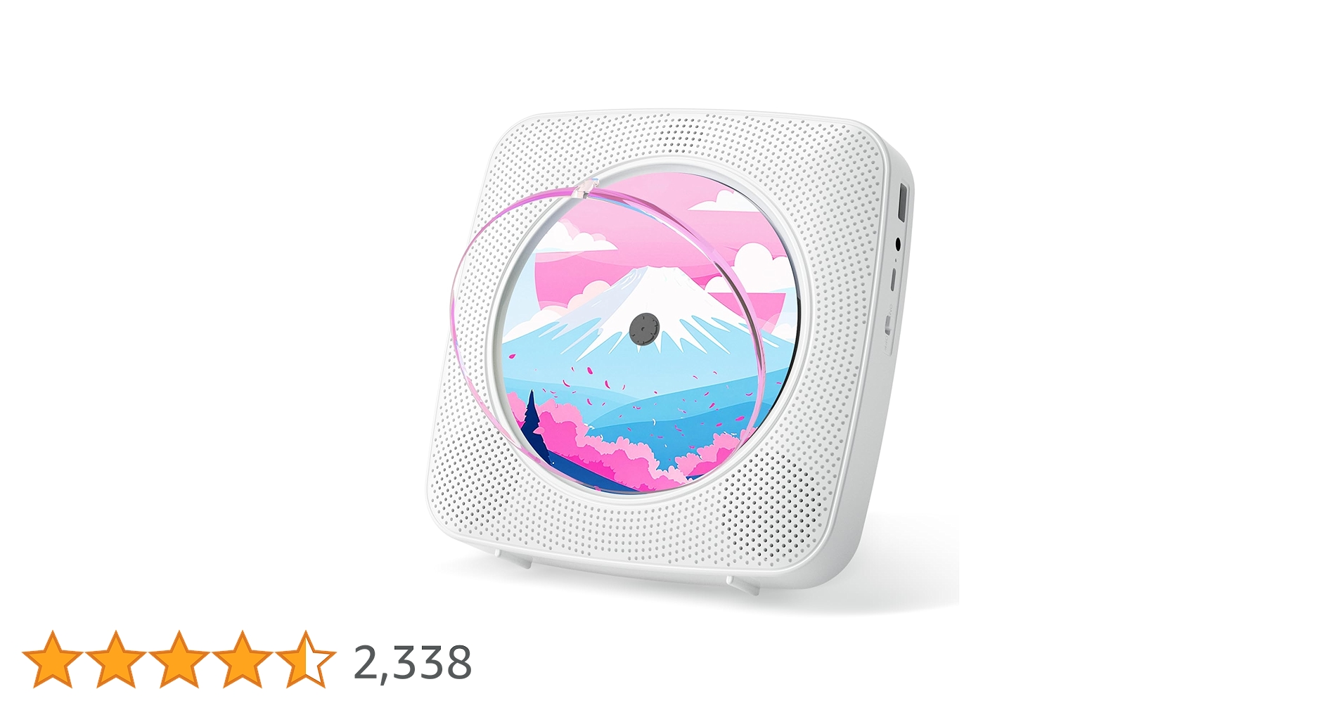 新品　2018年最新版壁掛け式DVD/CDプレーヤー VIFLYKOO③ Amazon.co.jp: CDプレーヤー VIFLYKOO 円型 卓上＆壁掛け式 隠し