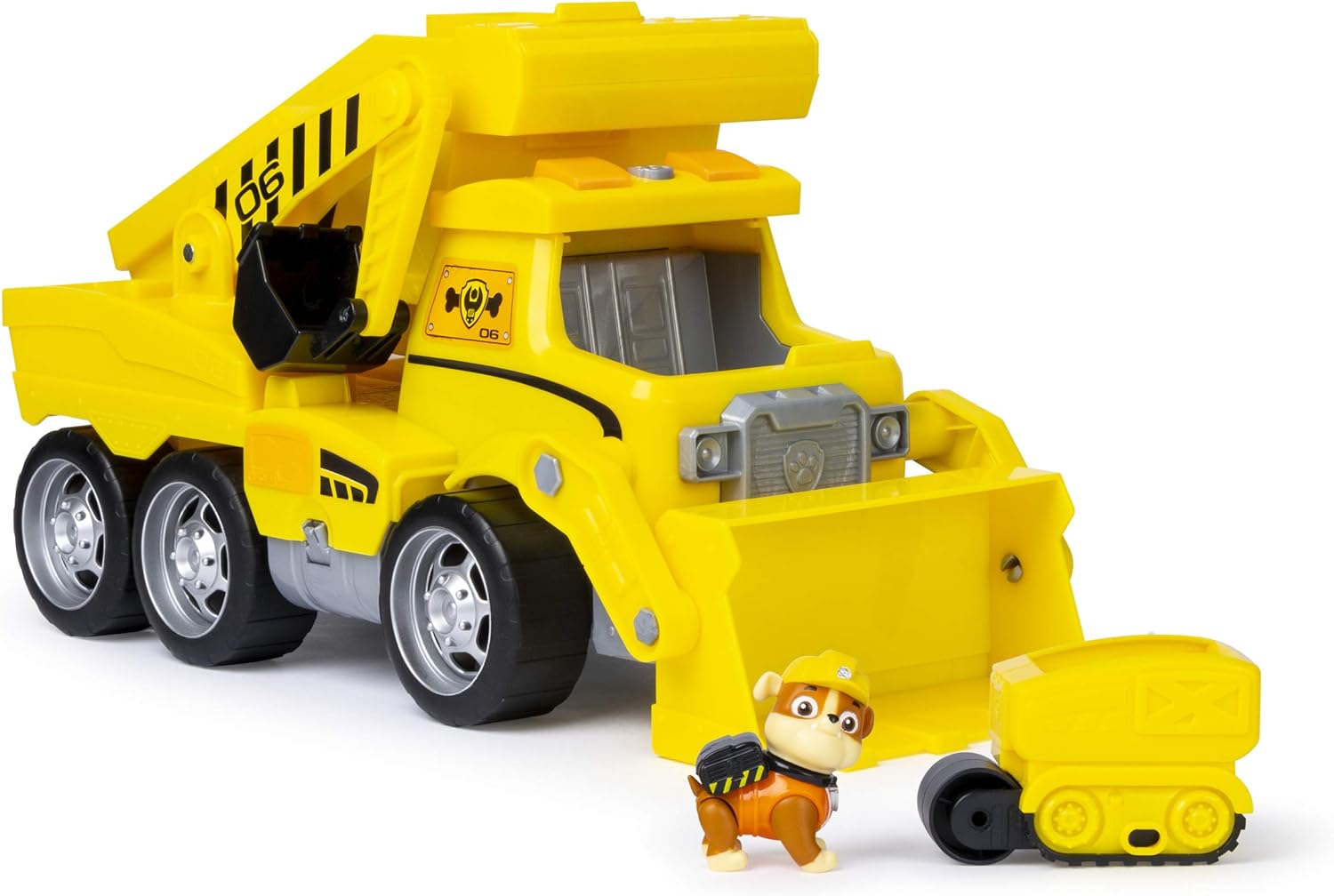 パウパトロール ラブル アルティメット レスキュー コンストラクショントラック 建設車両 ウィズ ライト サウンド ミニビークル 建設車両 おもちゃ Amazon