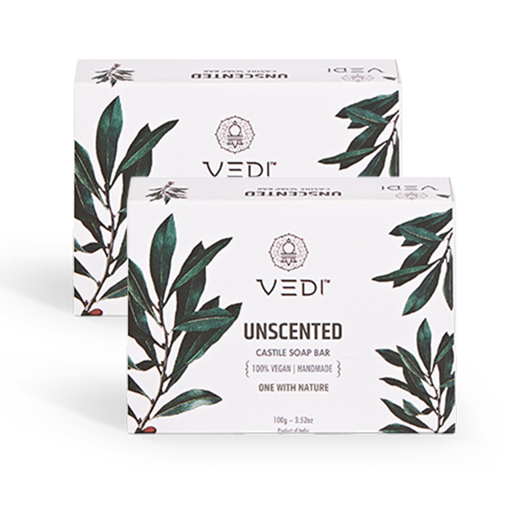 Vedi Unscented Castile Soap Bar 100g | Hemp-Based Natural & Organic Handmade Soap | Moisturizing, Gentle, Chemical-Free Cleanser for Sensitive Skin | SLS & Paraben Free (Pack of 2)-image-25