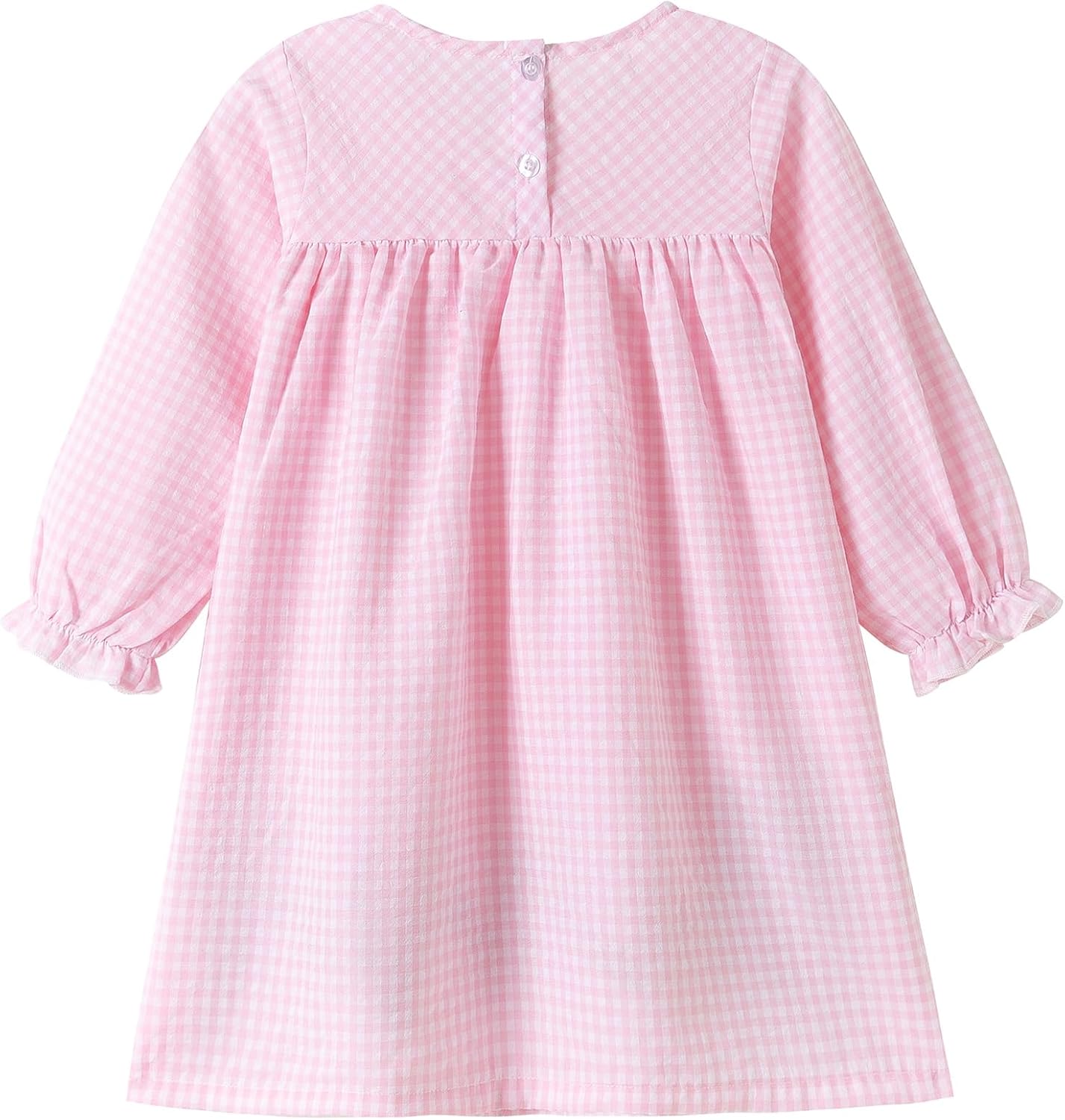 FreeLu Girls Christmas Dresses Longsleeve Cartoon Dress Striped Casual Cotton T-Shirt - Image 5