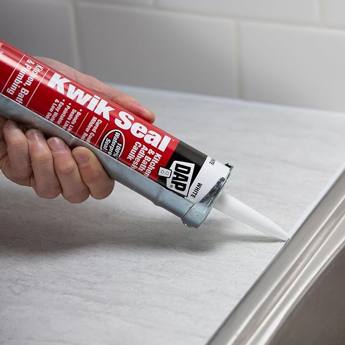 Sellador Adhesivo DAP Kwik Seal Blanco para Cocina y Baño miniatura 8