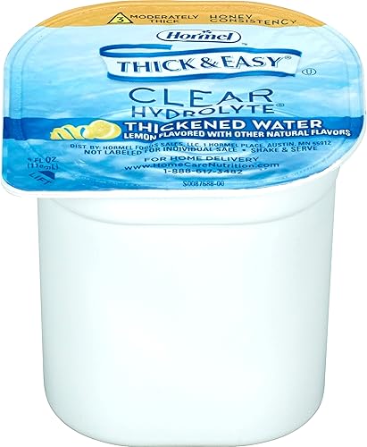 Miniatura 9 de Hormel Thick & Easy Hydrolyte Agua espesada, sabor a limón (consistencia de néctar), tazas de control de porción de 4 onzas (paquete de 24 unidades)