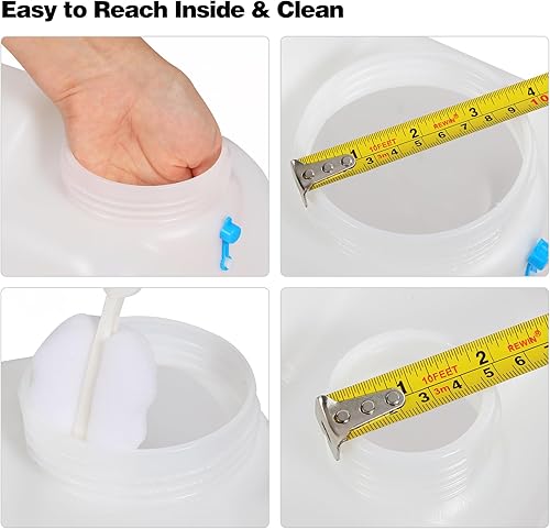 Miniatura 6 de REDCAMP - Contenedor portátil de agua con válvula para acampar, de 2.62.83.1744.95.3 galones