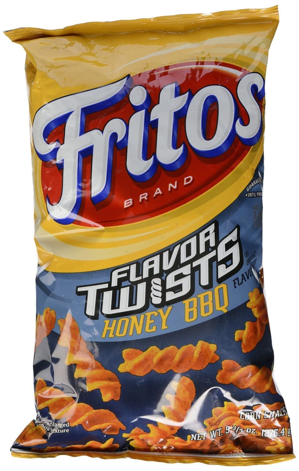 Fritos Corn Snacks, Twists, Honey BBQ, 9.25oz Bag (Pack of 3)