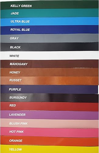 Miniatura 2 de Tiras de cuero de 38 pulgadas Latigo - Proyectos de artesanía de cuero - Tiras de cuero hechas en Estados Unidos de fuerte calidad - Elige tu color