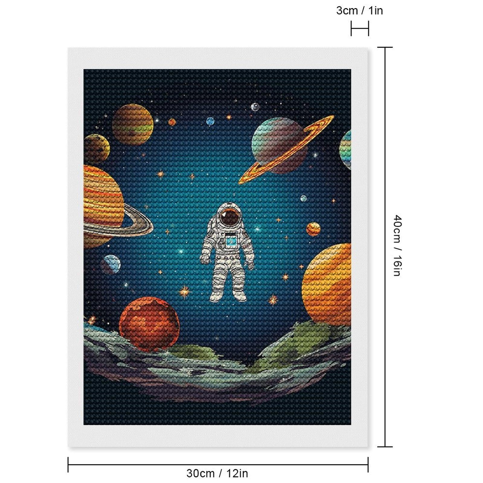 Amazon.com: Outer Space Rocket Astronaut 5D Diamond Art Kits for