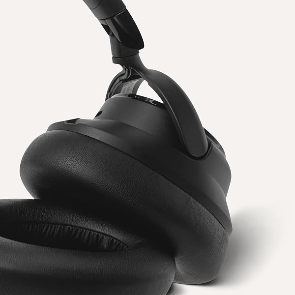 Amazon Basics Hybrid Active Noise Cancelling Headphones, Wireless Bluetooth 5.3, 35 Hours Battery Life with ANC On, 45 Hours with ANC Off, Over Ear Comfortable Fit with Soft Ear Cushions, Black - 3