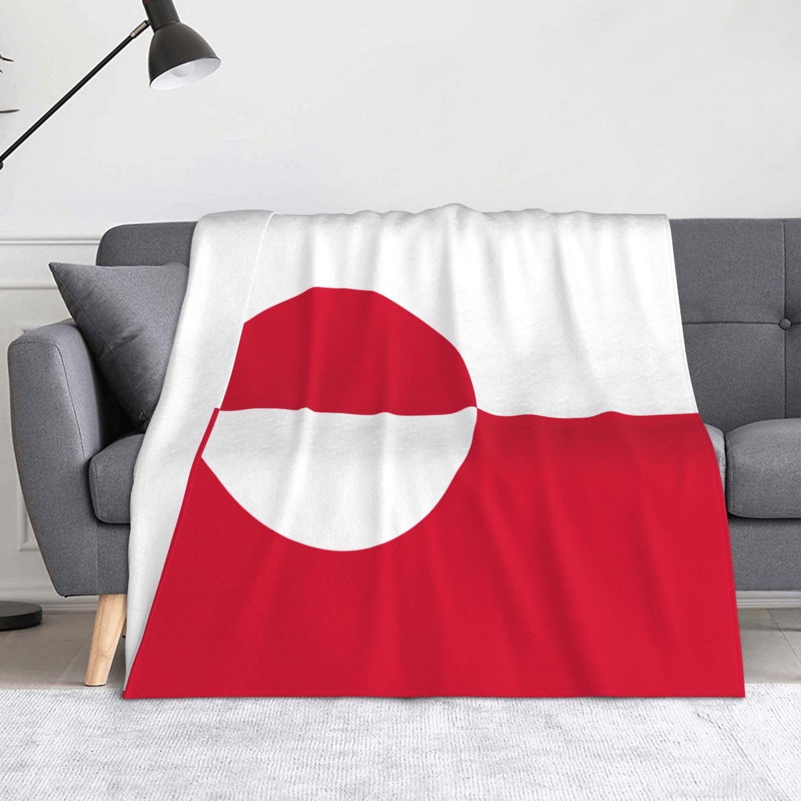 Couverture Groenland en flanelle pour vos soirées d'hiver et voyages