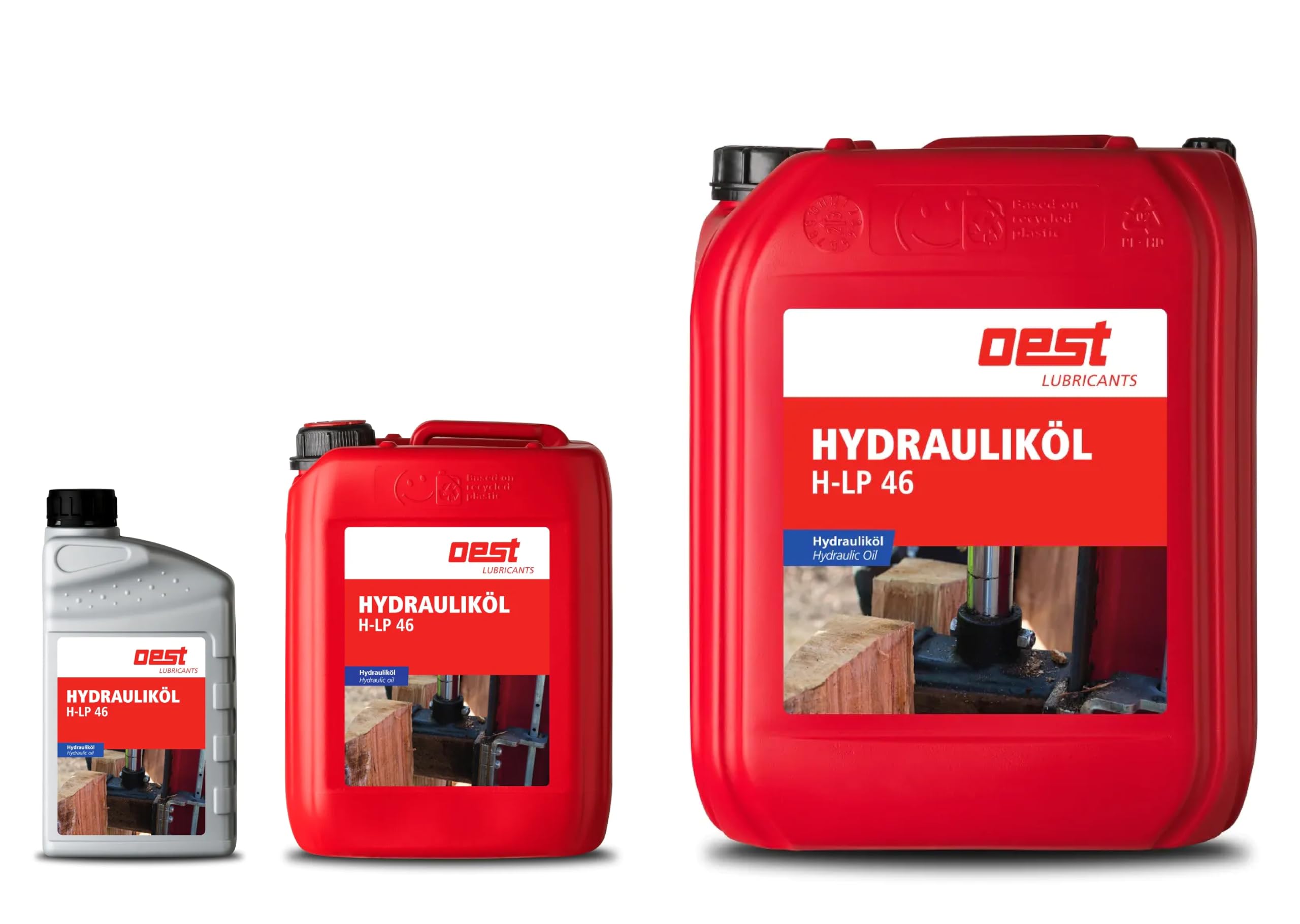 OEST Hydrauliköl HLP 46 – Hochleistungs Hydrauliköl nach DIN 51524-2 | Verschleißschutz & hohe Alterungsstabilität | für Hydraulikanlagen, Baumaschinen, Industrie & Landmaschinen (20L)