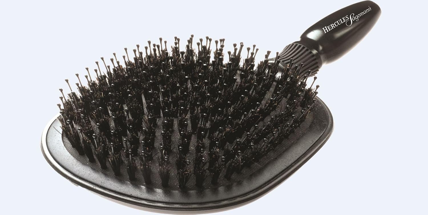 Hercules Sägemann - Large Hand Brush (9750), For Professional Styling & Healthy Hair, High Quality Bristles