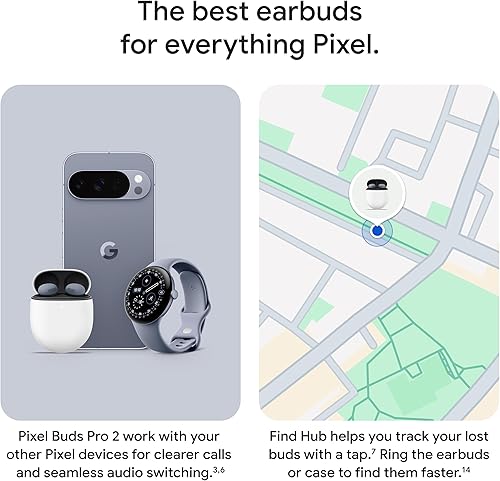 Miniatura 5 de Google Pixel Buds Pro 2 - Auriculares inalámbricos Bluetooth con cancelación activa de ruido profesional - Construido para Gemini AI Assistant -