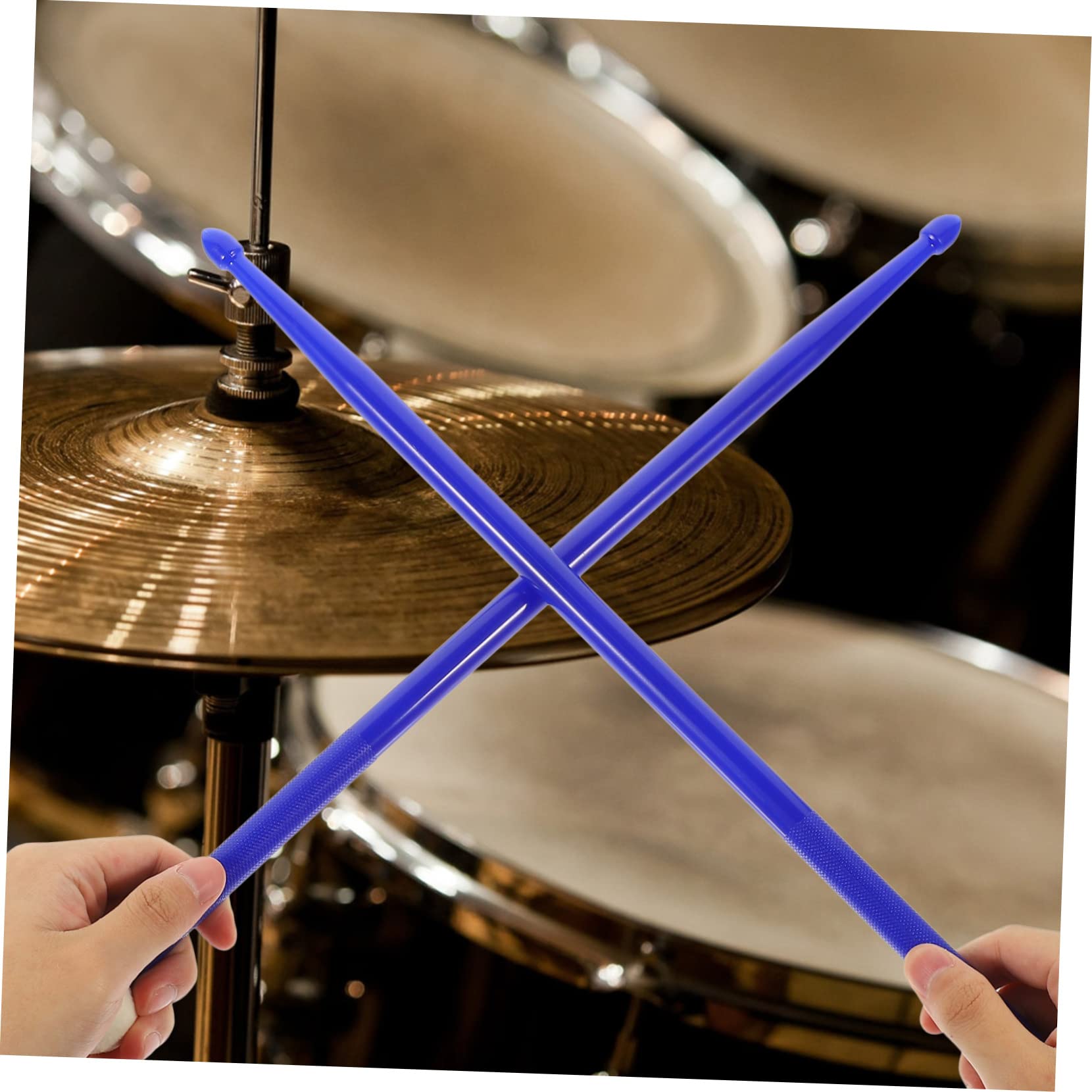TOYANDONA 2paare Langlebige Doppelseitige Schlagzeugstöcke Vielseitige Und Praktische Drumsticks Für Jazz Snare Und Verschiedene Trommelstile Tiefblaue Farbe Für Percussion-enthusiasten