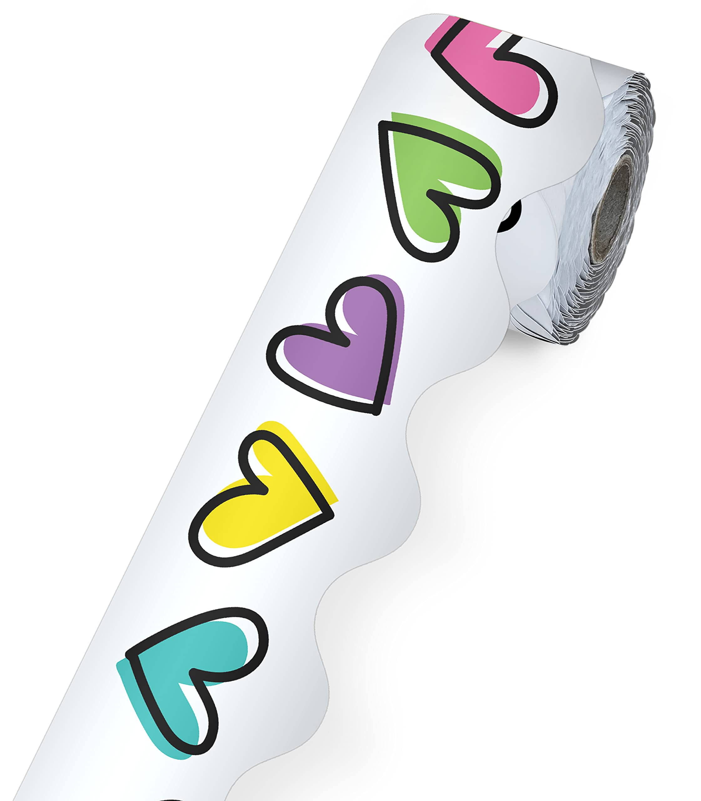 Buy Carson Dellosa Kind Vibes 65 Feet of Scalloped Doodle Heart