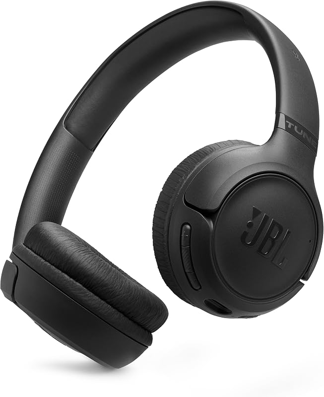 Tune 530BT - Auriculares Bluetooth supraaurales - Negro | JBL Pure Bass Sound, personaliza tu sonido con la aplicación JBL Headphones, 2 micrófonos con formación de haz para llamadas perfectas