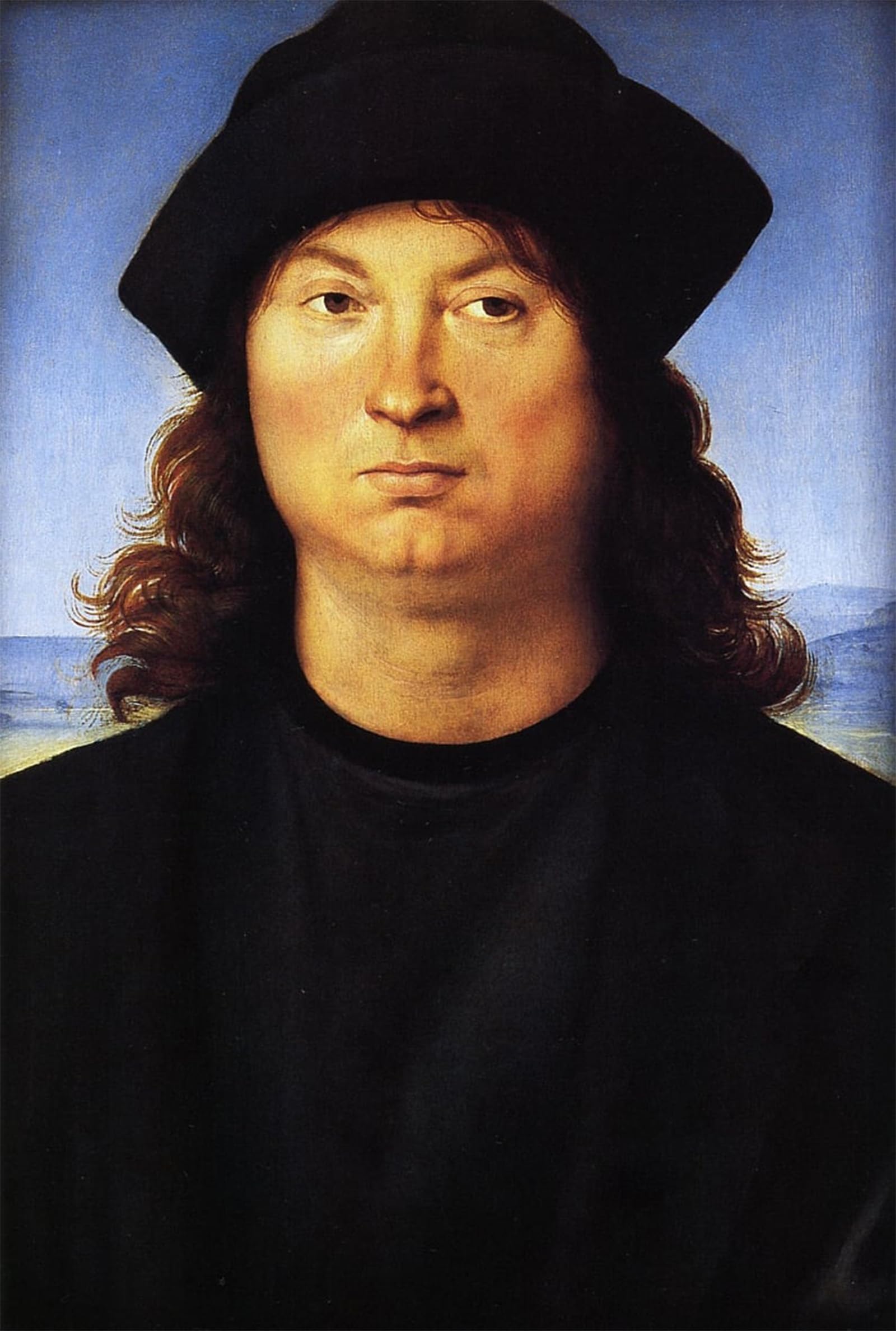 SERENDIPITP Vintage Picture Print on Canvas Wall Art Poster Portrait of a Man by Raffaello Sanzio Raphael Artwork Print Poster for Wall Decor 60x90cm