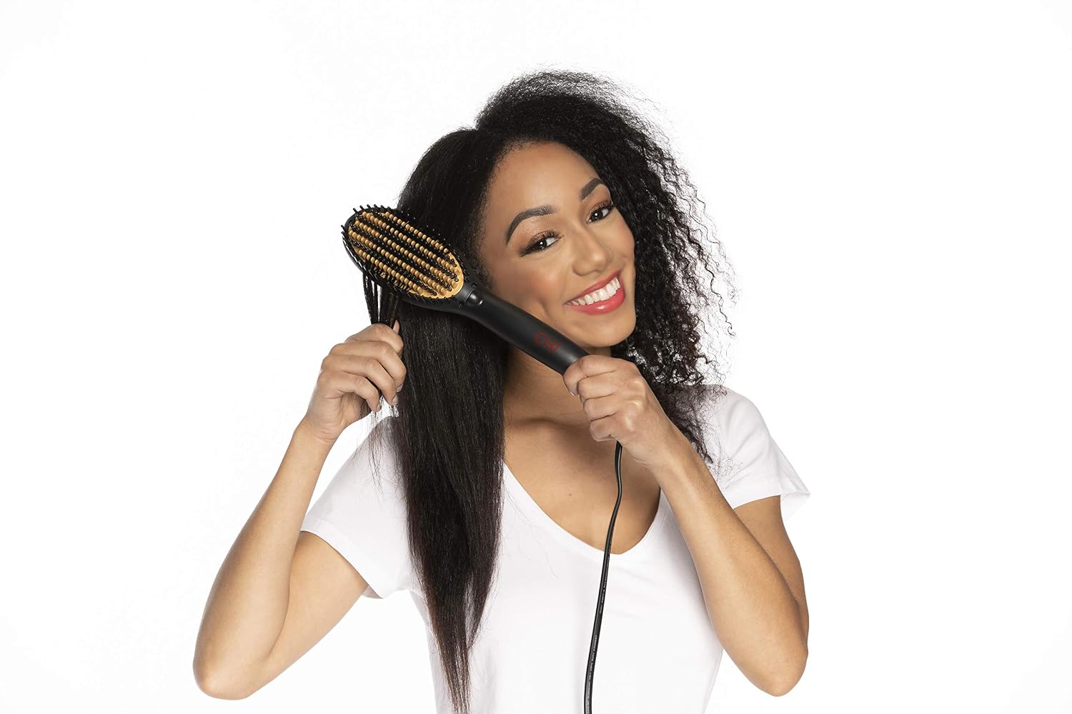 CHI Tourmaline Ceramic Heated Paddle Brush
