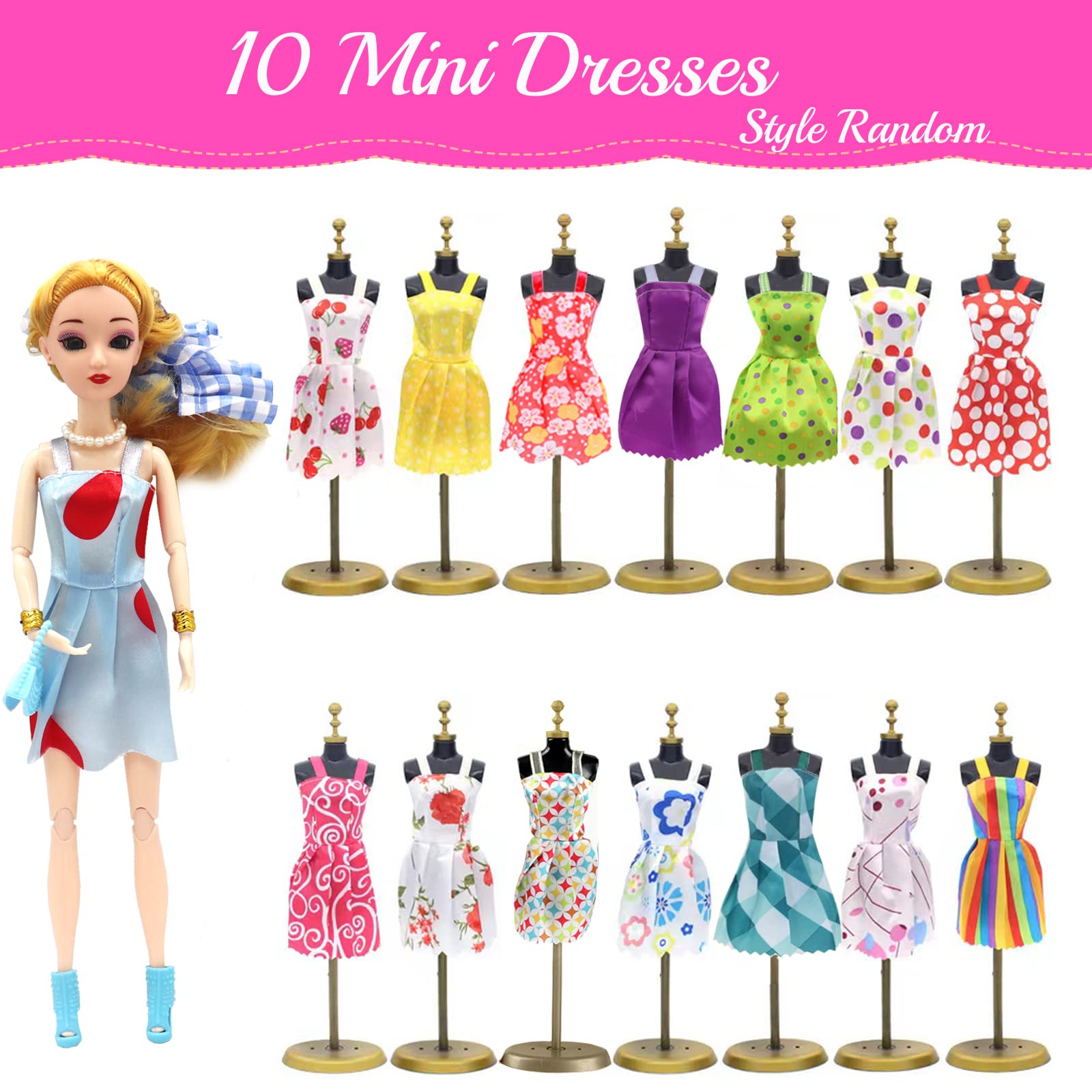 1 Set Vesti Per Bambole 1:6 Vesto In Scala Per - Foto 6