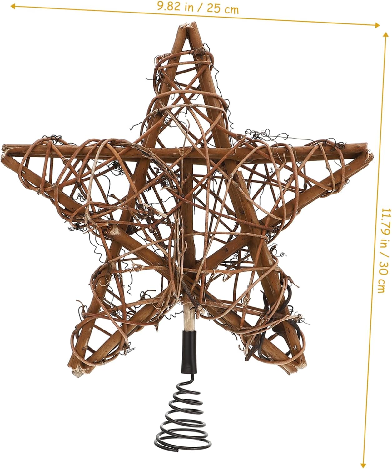 Five-Pointed Decor Reusable Festival Star Ornament Christmas Topper for Xmas Tree