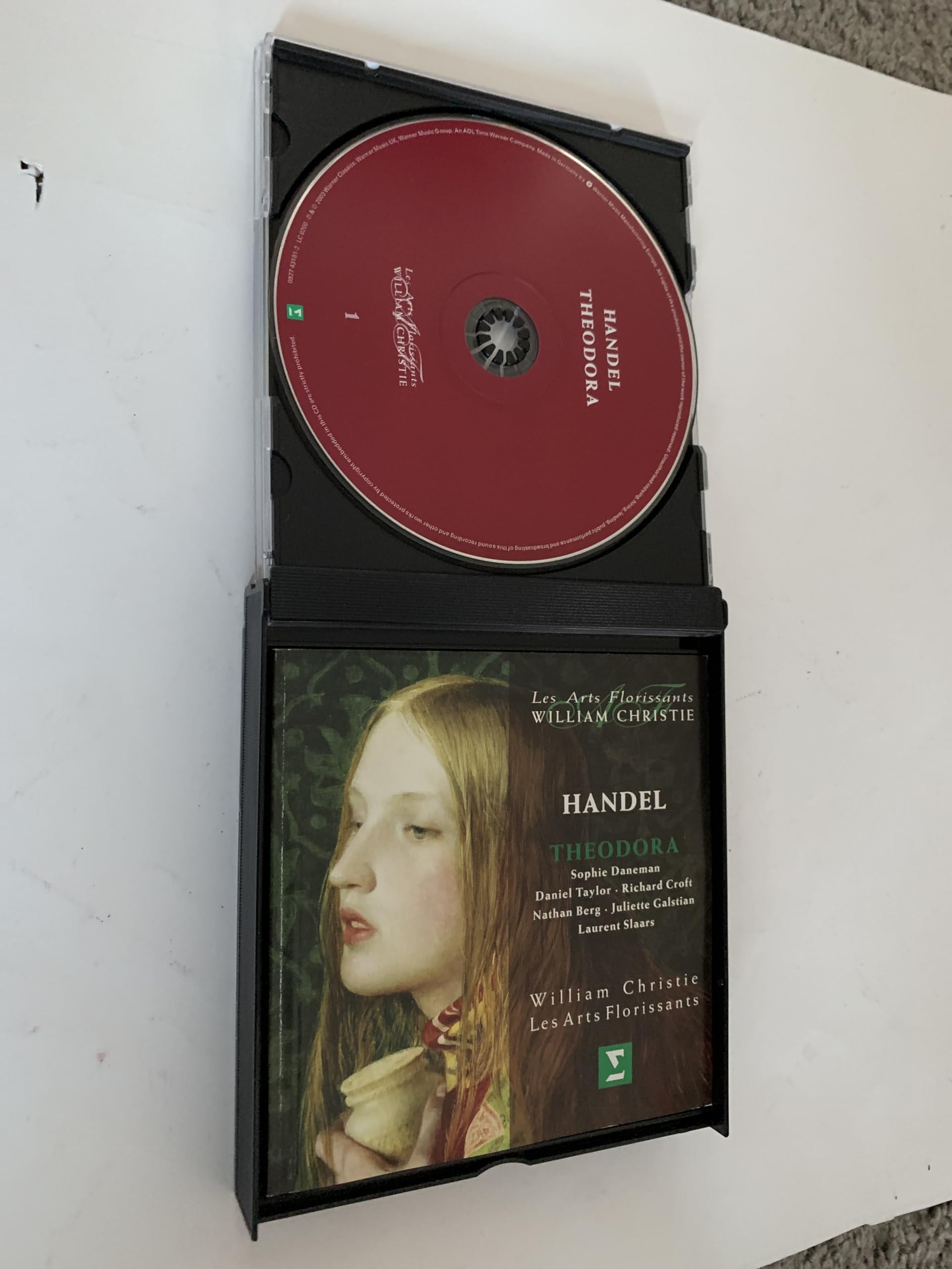 Händel - Theodora / Daneman, Taylor, Croft, Berg, Galstian, Slaars, Les Arts Florissants, Christie