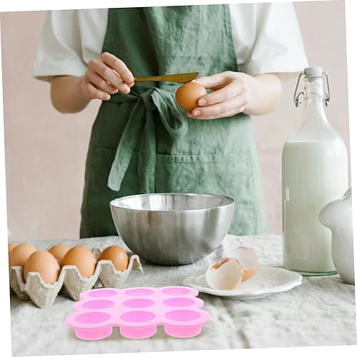 Miniatura 4 de Molde de 9 pasteles para postres de silicona con horneado pequeño para tartas para hornear, pastelería, bandeja con forma de chocolate, para hacer