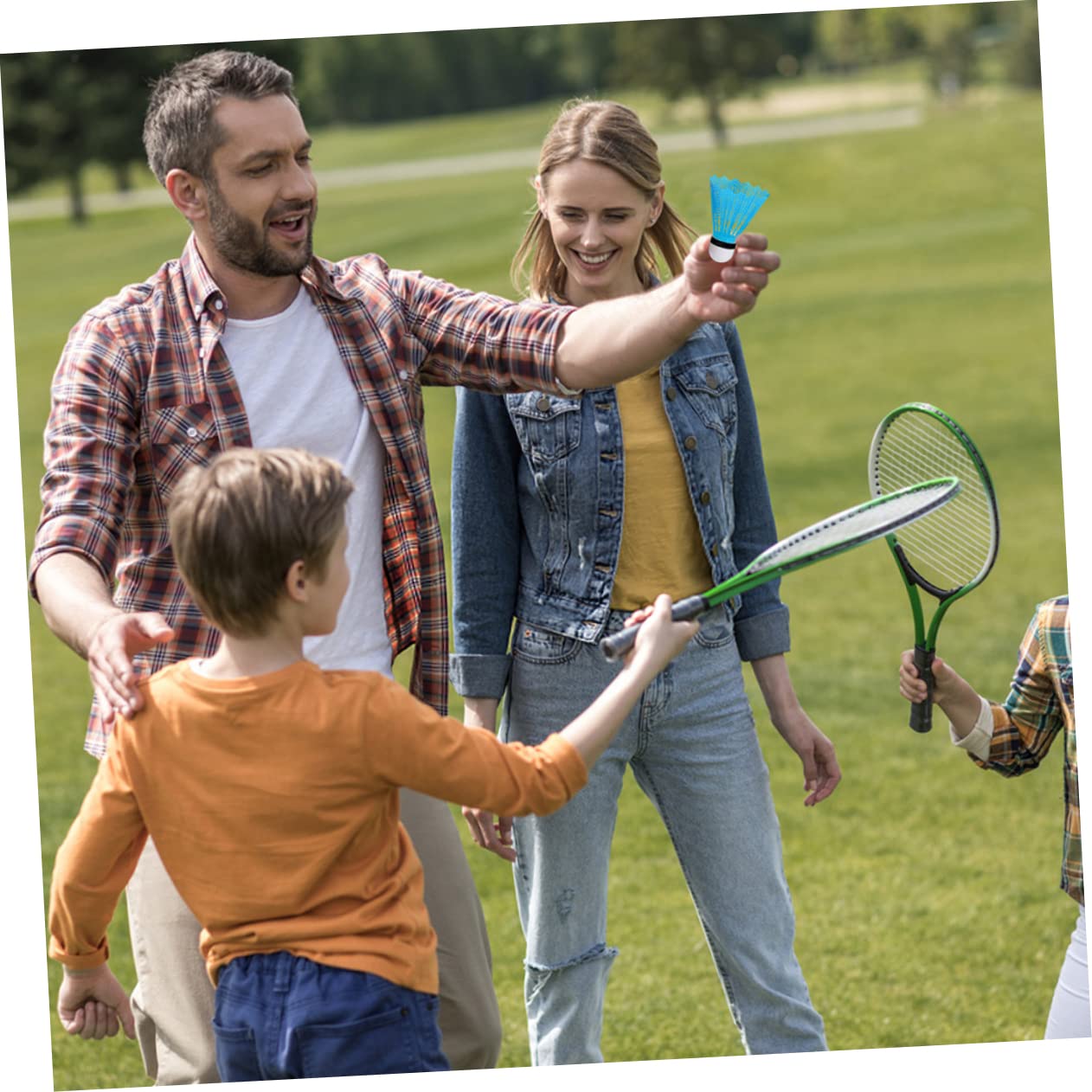 GOOHOCHY 36pcs Assorted Color Plastic Badminton Shuttlecocks for Durable Lightweight Professional Training Tool for Exercise and Skill Development