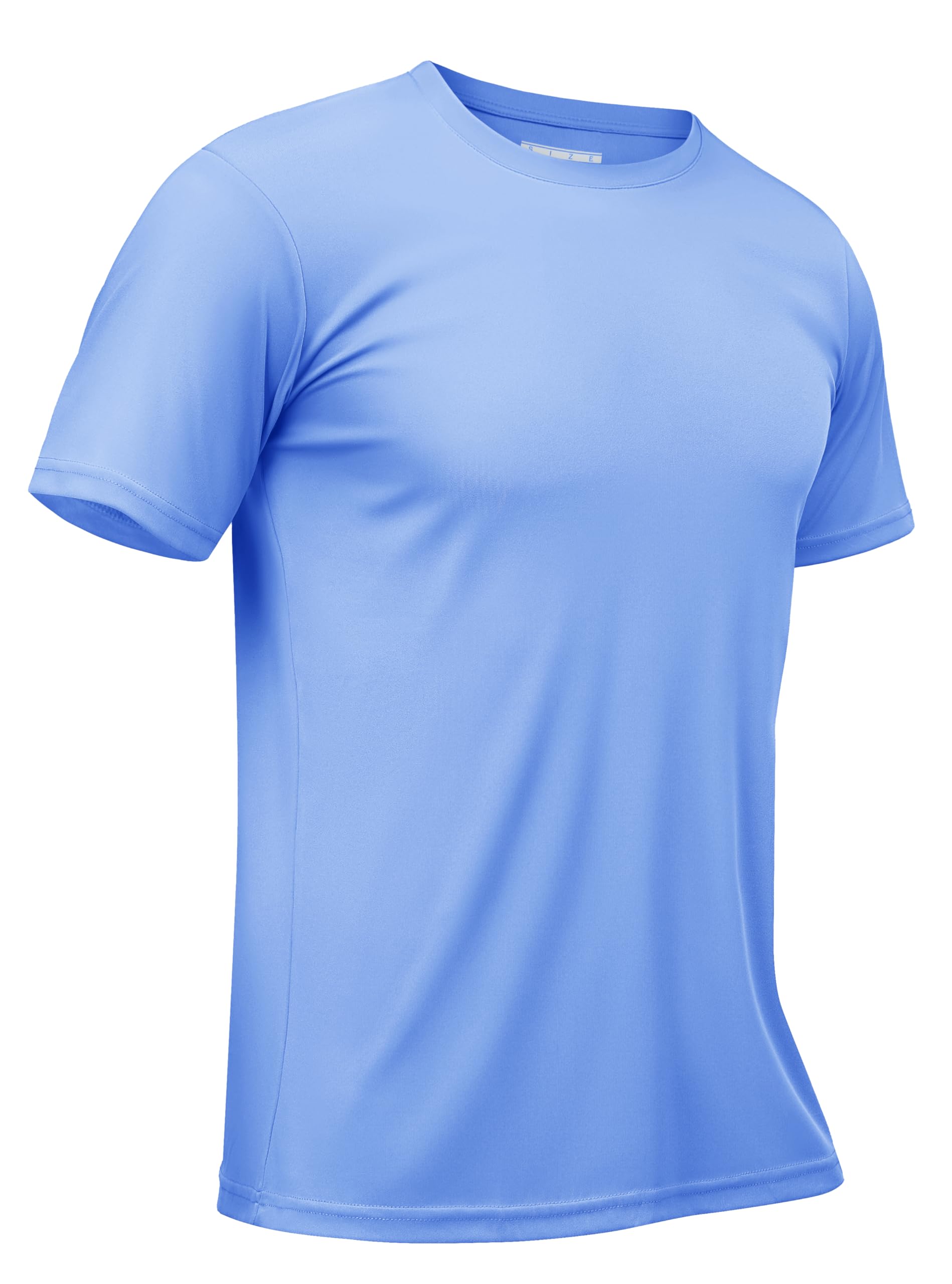 TACVASEN Mens Athletic Short Sleeve T-shirts Quick Dry Fit Workout Sun Protection Swim Shirts Running Rash Guard UPF50+